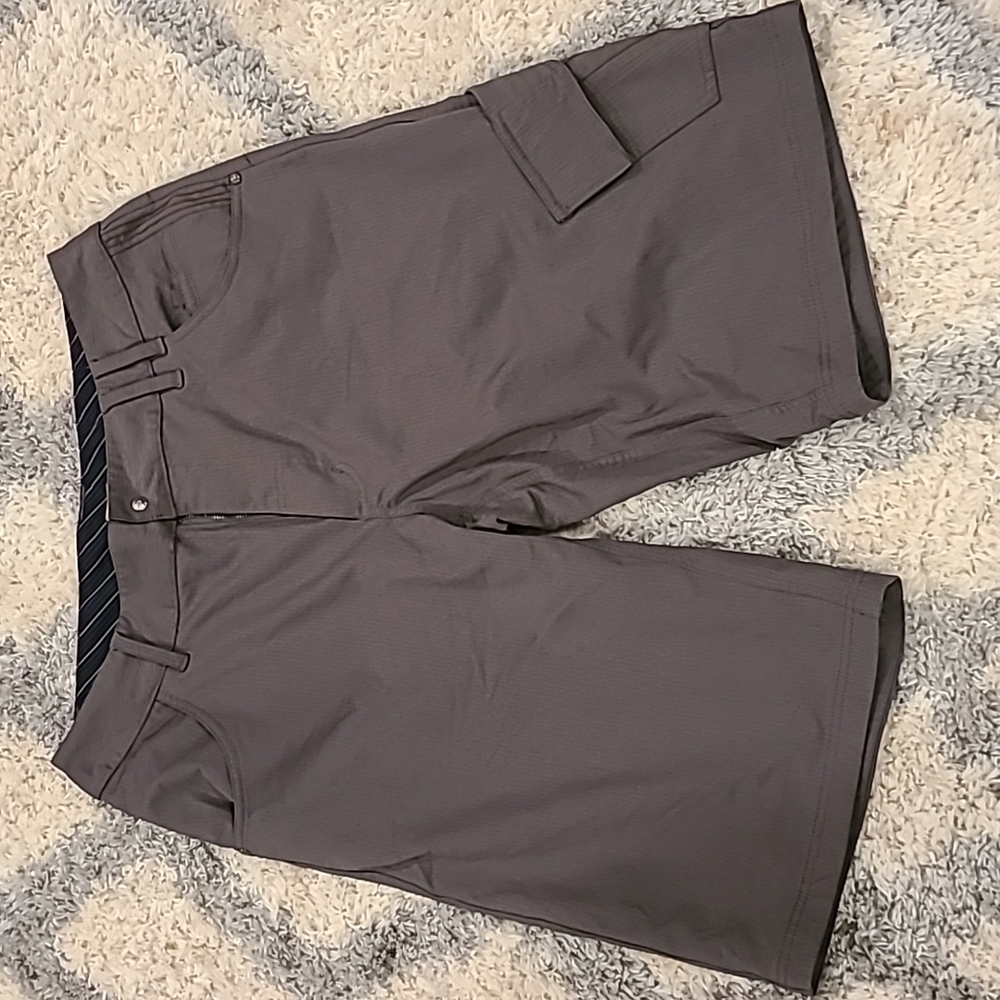 Mens Grey Lululemon Wet Dry Warm Athletic Cargo Short